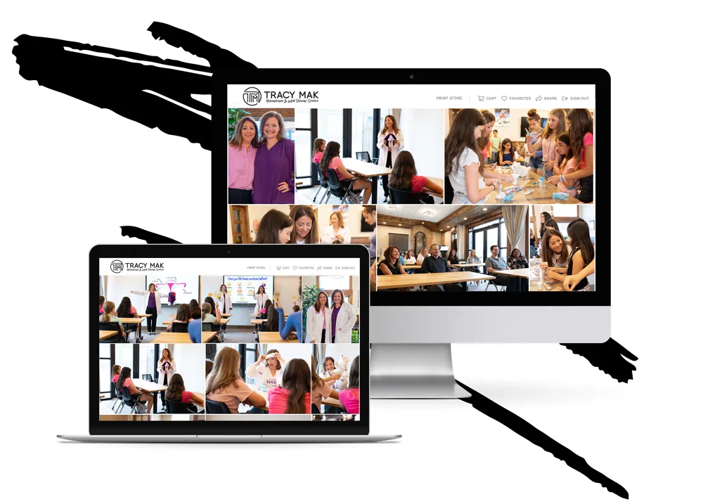 Turning Teen Cell Phone Laptop Computer Screen Responsive Website Portfolio Preview