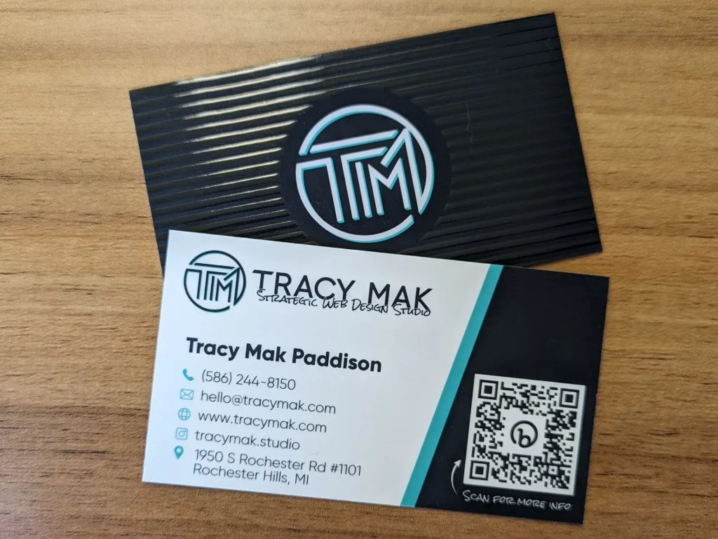 Tracy Mak Studio Business Card