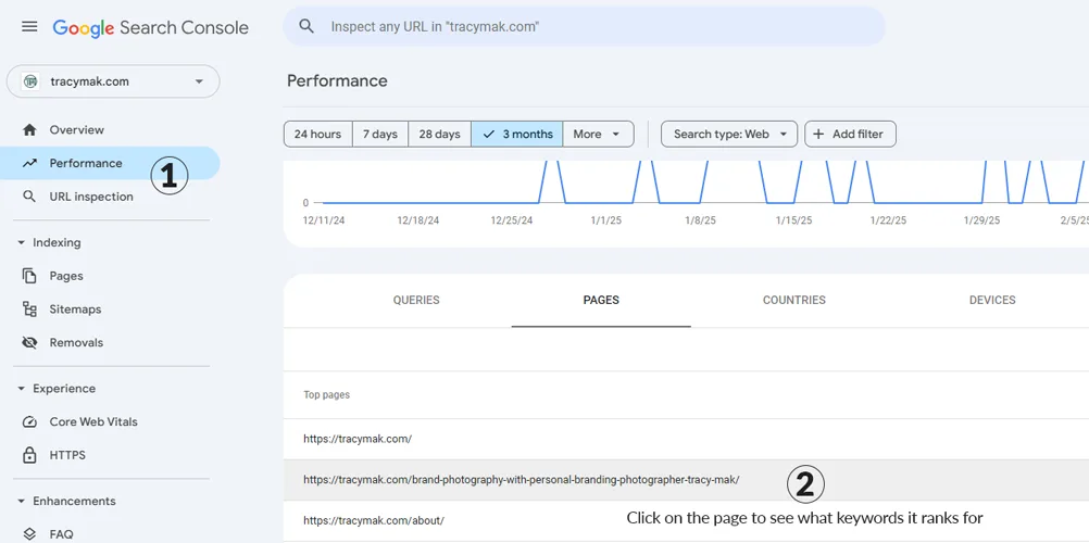 Search Console How To See What Keywords A Page Ranks For