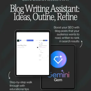 Blog Writing Assistant Gemini Gem Ai